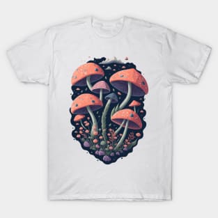 Funny colorful mushrooms T-Shirt